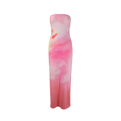 Sleeveless Floral Bodycon Dress